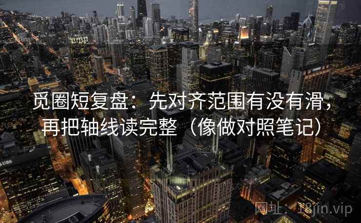 觅圈短复盘：先对齐范围有没有滑，再把轴线读完整（像做对照笔记）